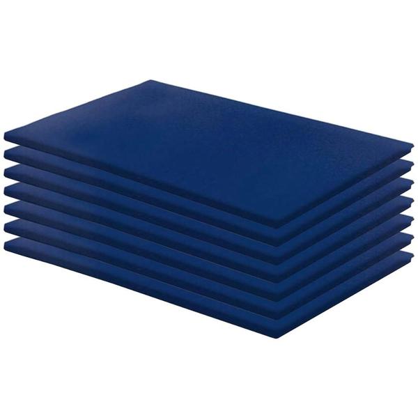 Imagem de Kit 7 Colchonetes Academia 90x40x3 D28 Azul RG Colchões