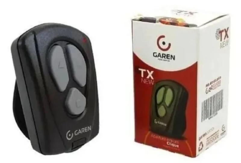 Kit 7 Controles Transmissor TX ST SMD Garen 433 Mhz 3 canais Imagem de Kit 7 Controles Transmissor TX ST SMD Garen 433 Mhz 3 canais
