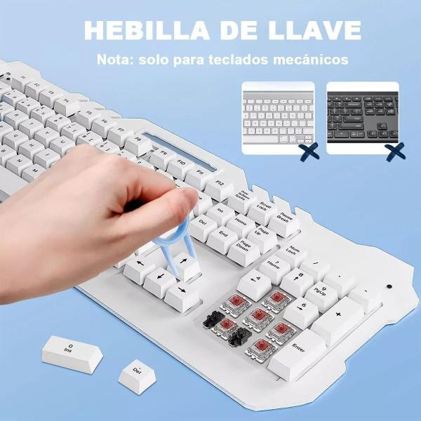 Imagem de Kit 7 Em 1 Escova Limpez AirPods/teclado/fone Ouvido/celular