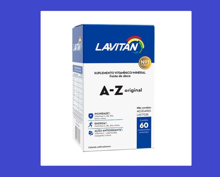 Imagem de Kit 7 Lavitan A-Z Original Com 60 Comprimidos - Cimed