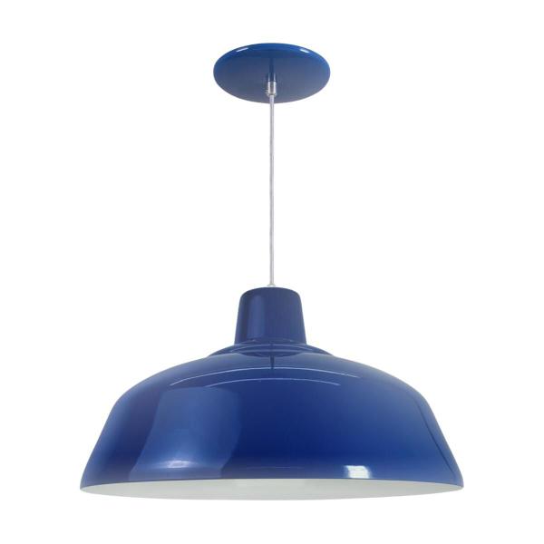 Kit 7 Luminária Pendente Retro 40cm Interior Branco Brilho Com Fiação 110/220v - Luminárias Navarro Imagem de Kit 7 Luminária Pendente Retro 40cm Interior Branco Brilho Com Fiação 110/220v