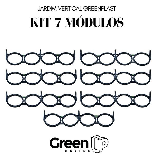 Imagem de Kit 7 Módulos Greenplast De 1 Metro