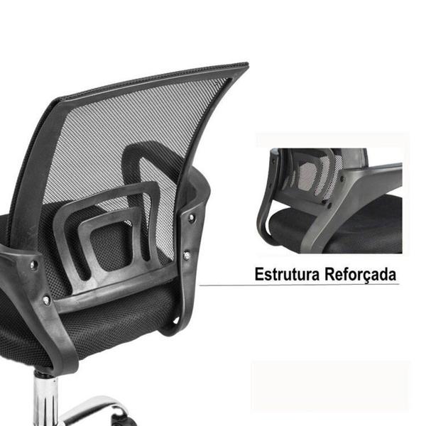 Kit 7 Peças com Uma Mesa de Reunião e 6 Cadeiras de Escritório Tela Mesh Espresso Móveis Imagem de Kit 7 Peças com Uma Mesa de Reunião e 6 Cadeiras de Escritório Tela Mesh Espresso Móveis