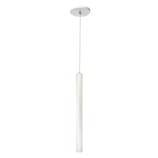 Imagem de Kit 7 Pendente Luminária Tubo Branco 40 Cm