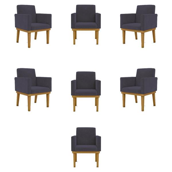 Imagem de Kit 7 Poltronas Decorativa Reforçada Oferta - Balaqui Decor