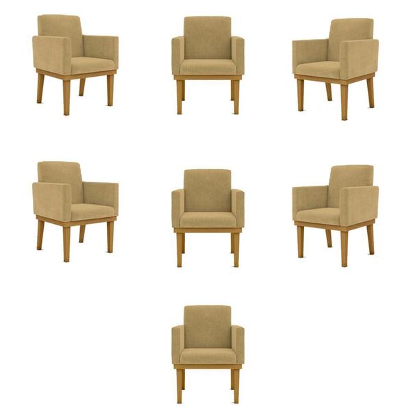 Imagem de Kit 7 Poltronas Decorativa Reforçada Oferta - Balaqui Decor