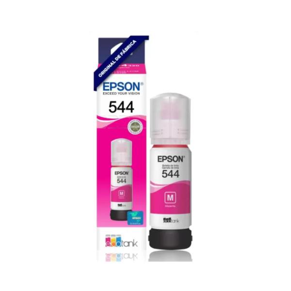 Imagem de Kit 7 Refil Tinta Para T544 L3110 L3250 L3150 B Y C M