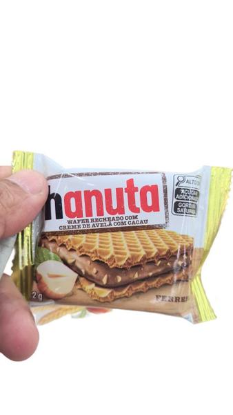 Kit 72 Bisc. Hanuta Wafer Rech. Avelã Ferrero ( 6cx C/12 ) - Mor Imagem de Kit 72 Bisc. Hanuta Wafer Rech. Avelã Ferrero ( 6cx C/12 )