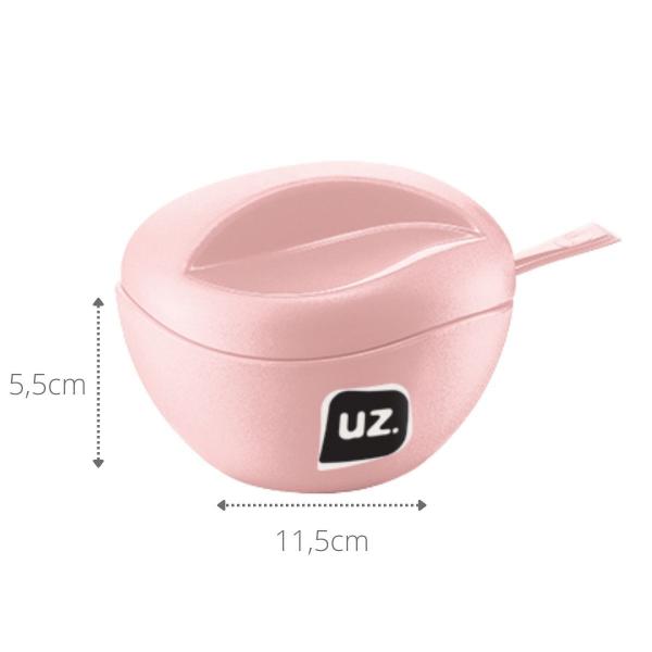 Imagem de Kit 8 Açucareiros Rosa com Colher Plastica Cozinha Gourmet