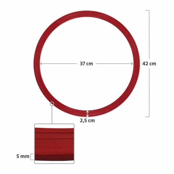 Imagem de Kit 8 Argolas de Agilidade Muvin - Treino Funcional Exercícios Circuito