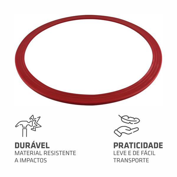 Imagem de Kit 8 Argolas de Agilidade Muvin - Treino Funcional Exercícios Circuito