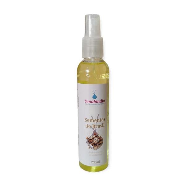 Imagem de Kit 8 Aromatizador Ambiente Sementes do Brasil Spray de Borrifar no Ar de 200ml Senalândia - Envio Já