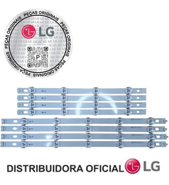 Imagem de Kit 8 Barras de Led LG AGF78400401 modelo 39LN549C Original