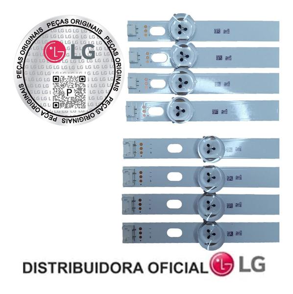 Imagem de Kit 8 Barras de Led LG AGF80284401 modelo 39LN549C