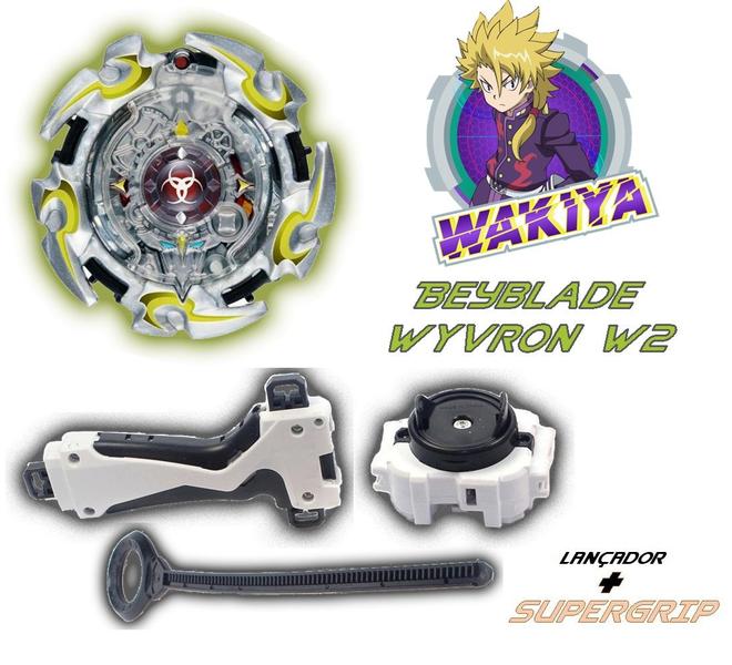 Imagem de Kit 8 Beyblade Burst 3 Lançador 3 Grip + Maleta Beyblade