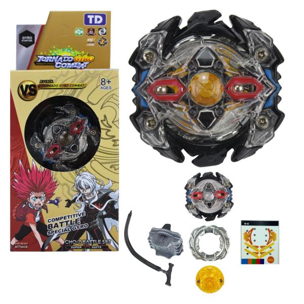 Imagem de Kit 8 Beyblade Burst + 8 Lançadores, Brinquedo De Batalha