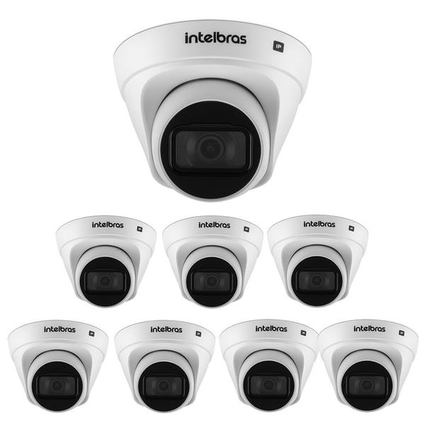 Imagem de Kit 8 Câmeras IP 2 Megapixels Full HD 30m Starlight VIP 3230 D SL G3 Intelbras