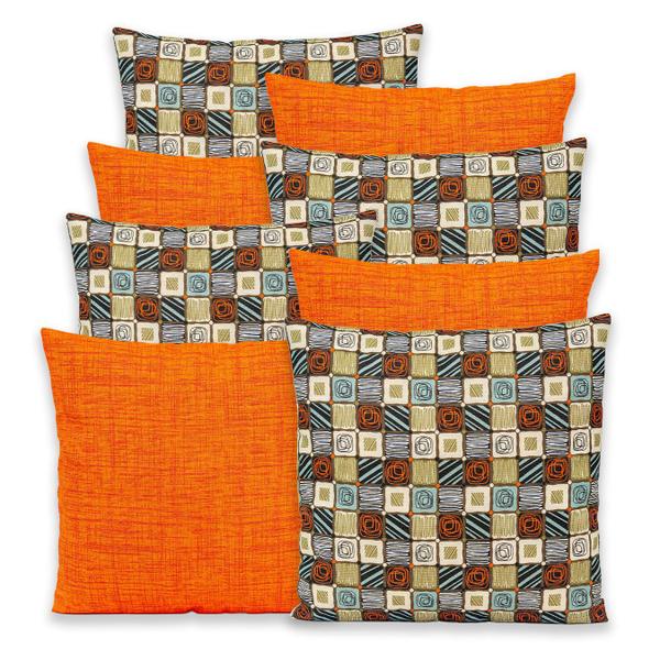 Kit 8 Capas de Almofada 40x40 Lisa e Estampada com Zíper Gorgurinho - BEM ME QUER Imagem de Kit 8 Capas de Almofada 40x40 Lisa e Estampada com Zíper Gorgurinho