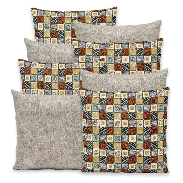 Kit 8 Capas de Almofada com Zíper 40cmx40cm Gorgurinho - Dryka Enxovais Imagem de Kit 8 Capas de Almofada com Zíper 40cmx40cm Gorgurinho