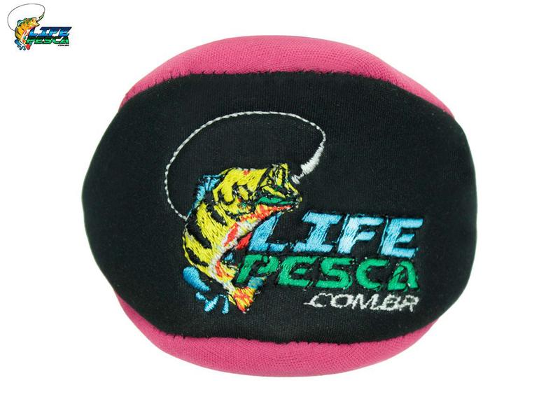 Imagem de Kit 8 Capas Protetora P/ Carretilha Perfil Baixo em Neoprene Rosa - Life Pesca