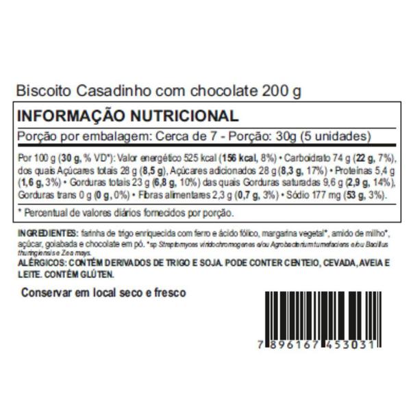 Kit 8 Casadinho com Chocolate Goiaba Fruta Natural - KEBIS BISCOITOS CASEIROS Imagem de Kit 8 Casadinho com Chocolate Goiaba Fruta Natural