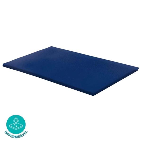 Imagem de Kit 8 Colchonetes Academia 90x40x3 D28 Azul RG Colchões