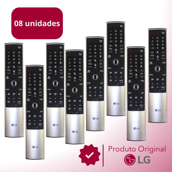 Imagem de Kit 8 Controles Remotos Magic MR700 LG TV Smart AKB75455602