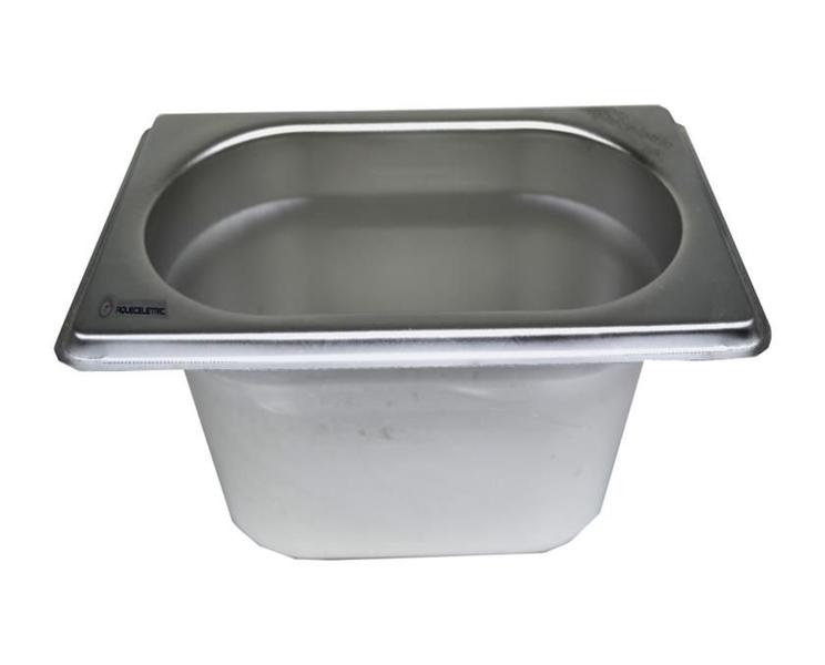 Imagem de Kit 8 Cubas Gn Inox 1/9 X 100 Rechaud Buffet Com Tampa