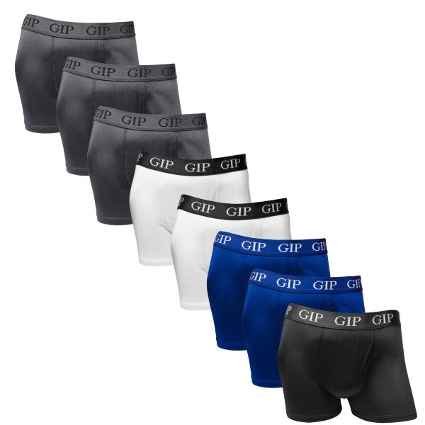 Imagem de Kit 8 Cuecas Boxer Masculina Microfibra Premium Confortável