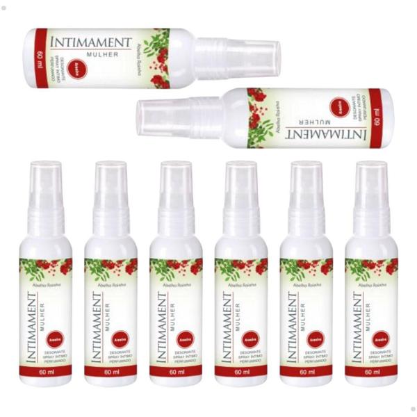 Imagem de Kit 8 Desodorante Spray Íntimo Perfumado Aroeira Intimament