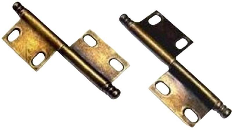 Kit 8 Dobradiças Colonial Para Moveis Ouro Velho Dr 230 - Telis Ferragens Imagem de Kit 8 Dobradiças Colonial Para Moveis Ouro Velho Dr 230