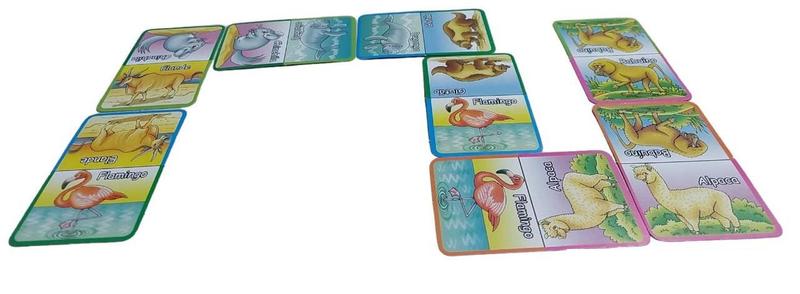 Kit 8 Jogo Dominó Gigante dos Bichos de A - G com 28 Peças Cada Para Festa - KOPECK Imagem de Kit 8 Jogo Dominó Gigante dos Bichos de A - G com 28 Peças Cada Para Festa