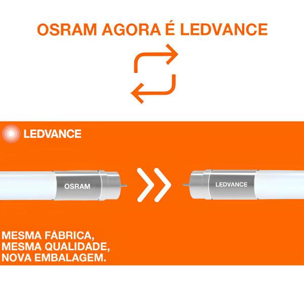 Imagem de Kit 8 Lampada Led Tubular T8 120Cm 18W 3000K 1850Lm Osram