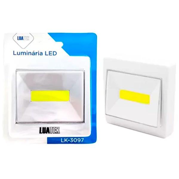 Imagem de Kit 8 Luminárias Portáteis Interruptor Luz de LED