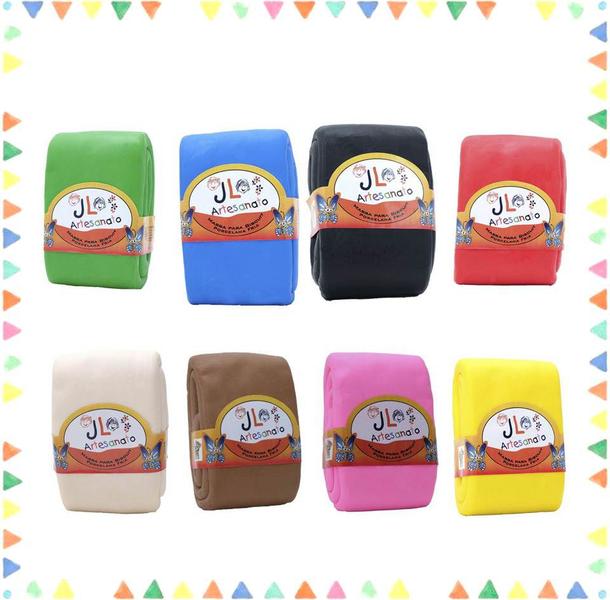Kit 8 Massas De Biscuit - Jl Artesanato 90 Gramas Imagem de Kit 8 Massas De Biscuit - Jl Artesanato 90 Gramas