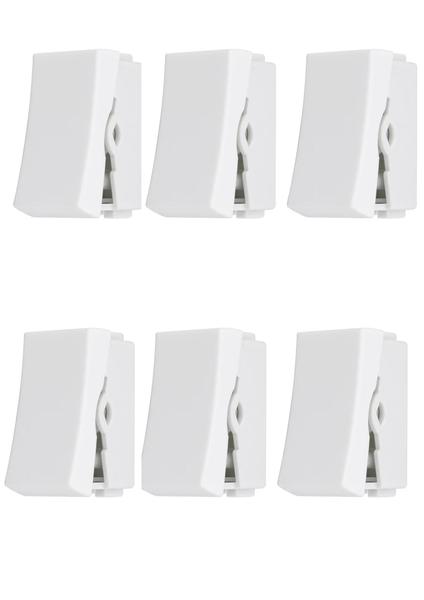 Kit 8 Modulo Interruptor Paralelo Branco Steck Stella 868020 Imagem de Kit 8 Modulo Interruptor Paralelo Branco Steck Stella 868020