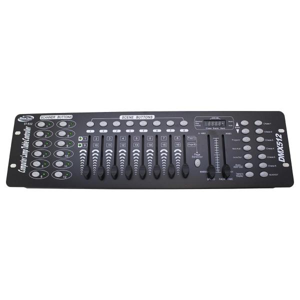 Imagem de Kit 8 Par Led Slim 60 Led 3W+Máq Fumaça 2000W+Mesa Dmx 512