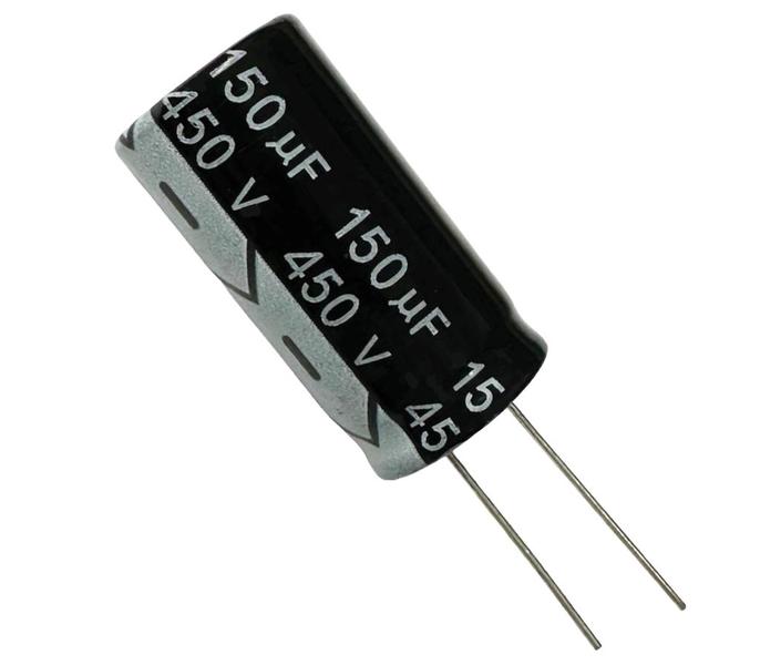 Imagem de Kit 8 pçs - capacitor eletrolitico 150x450v - 150uf x 450v