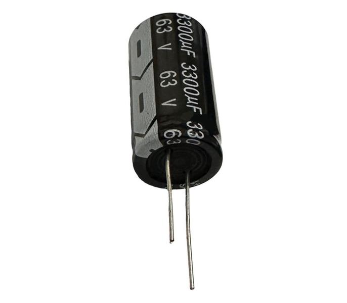 Imagem de Kit 8 pçs - capacitor eletrolitico 3300x63v - 3300uf x 63v