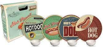 Imagem de Kit 8 Pcs Hot Dog Collection C/ Mini Molheira Br Perola 1O Classific.