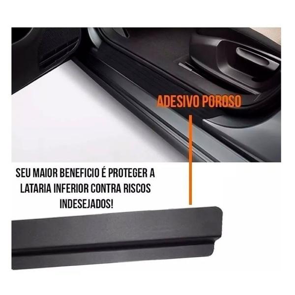 Imagem de Kit 8 Peças Soleira Adesivo Porta Gm Prisma 2013 2014 2015