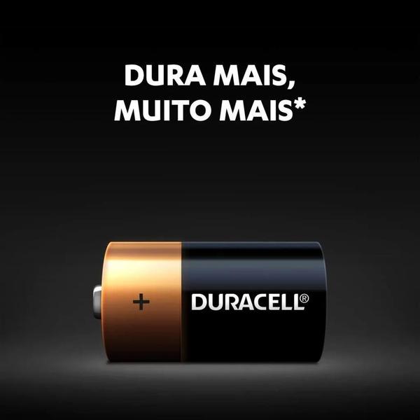 Imagem de Kit 8 Pilhas C Media Duracell Alcalina Lr14 1.5V Brinquedo