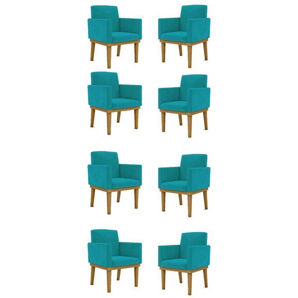 Imagem de Kit 8 Poltronas Decorativa Reforçada Oferta - Balaqui Decor