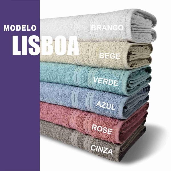 Imagem de Kit 8 Toalhas de Banho Itália Soft 100% Algodão 430g/m 80x150cm Cinza