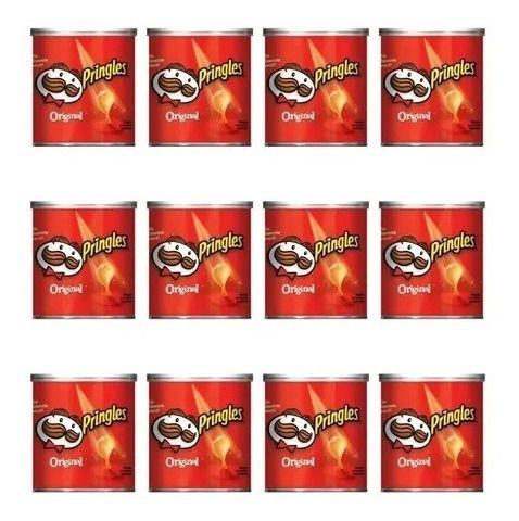 Imagem de Kit 8 unidades Mini Batata Pringles Salgadinho biscoito 41gr