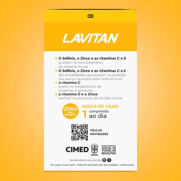 Imagem de Kit 8 Vitaminas CDZSE Mais Imunidade Lavitan 30 Cpr - Cimed