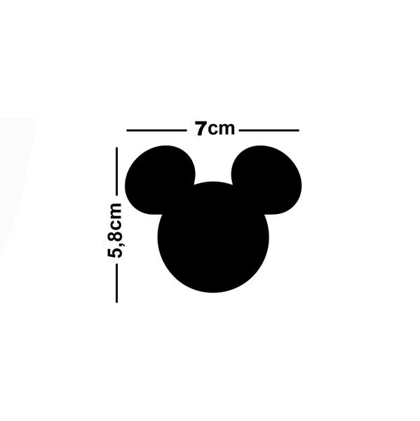 Imagem de Kit 80 Adesivo Mickey 7cm x 5,8cm Decoração Casa, Sla Quarto