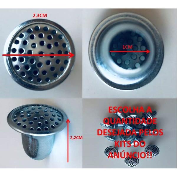 Imagem de Kit 80 Caolim Caulim Chuveirinho Zincado Para Fogão de Alta e Baixa Pressão