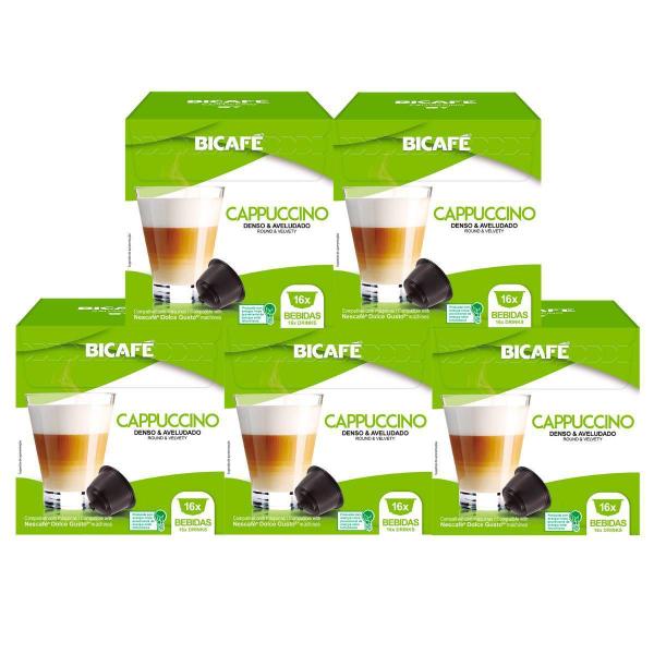 Imagem de Kit 80 Cápsulas Compatíveis Dolce Gusto Cappuccino Bicafé