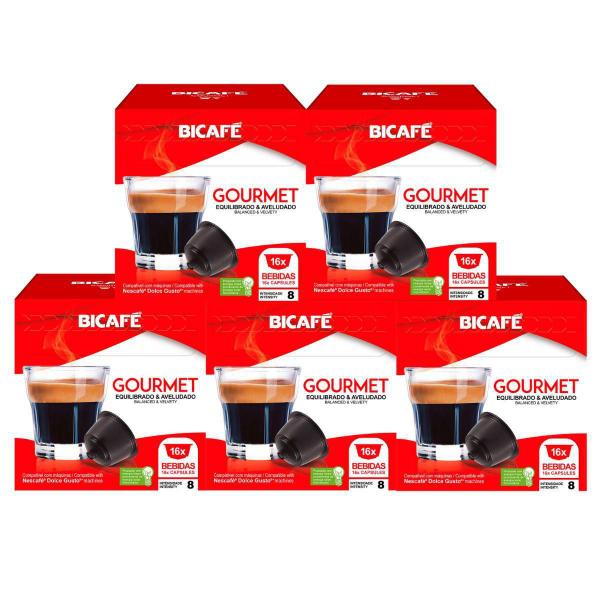 Imagem de Kit 80 Cápsulas Compatíveis Dolce Gusto Gourmet Bicafé